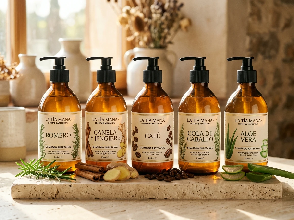 Shampoos Artesanales La Tía Mana (5 Variedades)
