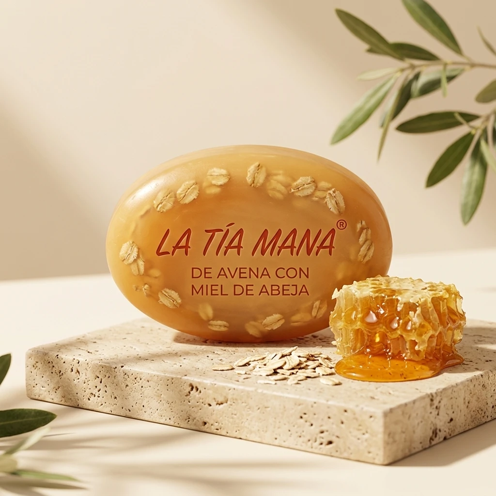 Jabón Artesanal de Miel con Avena