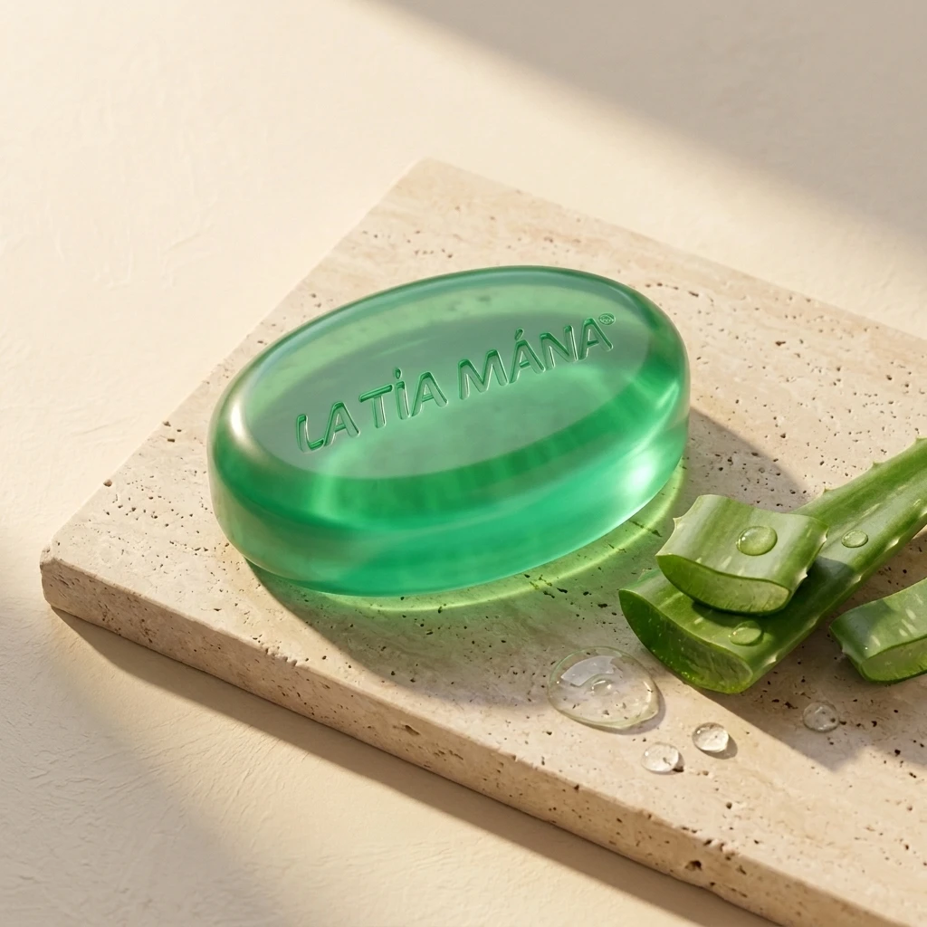Jabón Artesanal de Sábila (Aloe Vera)