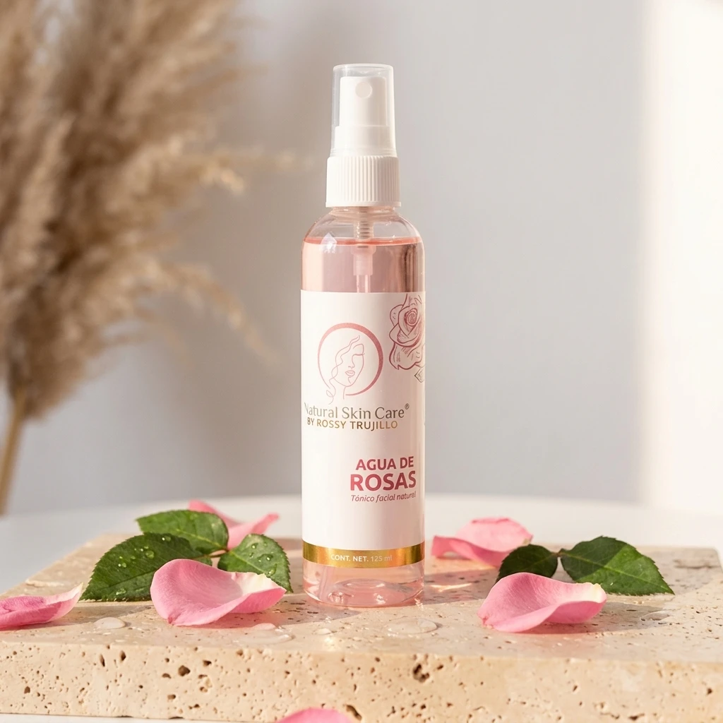Agua de Rosas (Tónico Facial) · Natural Skin Care