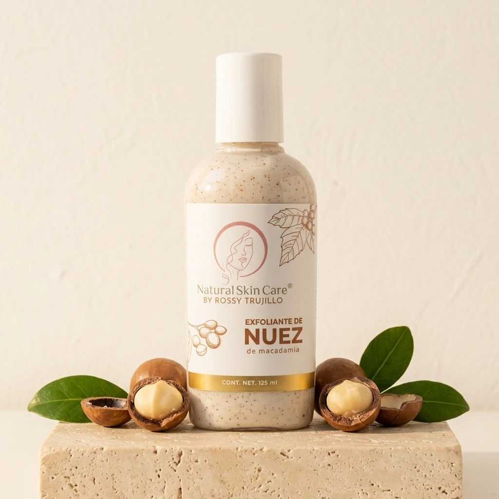 Exfoliante de Nuez de Macadamia · Natural Skin Care