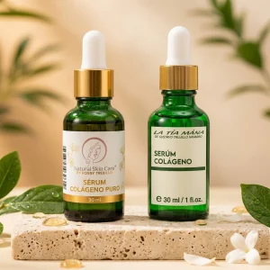 Dos presentaciones oficiales del Sérum de Colágeno Tía Mana de 30 ml